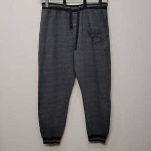 Ecko Unltd Sweatpants‎ Men XL Grey Logo Varsity Preppy Skater Streetwear Lounge